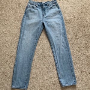 High waisted jeans from Madewell!